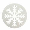 Zarwani Snowflake Ornaments - Christmas Tree Hanging Decorations, Winter Theme Party Accessories, White Festive Snowflakes (Pack of 8) 4 Pieces of Both Design - Image 7