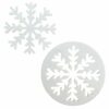 Zarwani Snowflake Ornaments - Christmas Tree Hanging Decorations, Winter Theme Party Accessories, White Festive Snowflakes (Pack of 8) 4 Pieces of Both Design - Image 6