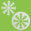 Zarwani Snowflake Ornaments - Christmas Tree Hanging Decorations, Winter Theme Party Accessories, White Festive Snowflakes (Pack of 8) 4 Pieces of Both Design