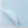 Zarwani 10 Sheets Frosted Flower Wrapping Paper with Wavy Lines,Gift Packaging Florist Bouquet Supplies, korean style bouqut (Sky Blue)