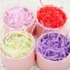 Zarwani 5 Colors Shredded Paper Confetti (Paper Grass) Used for Gift Packaging, Box Filler, Basket Filler, Christmas Decorative Packing ETC. (90Grams Each Packet, Random Color) - Image 2