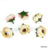 Zarwani Artificial Peony Head Rose Flower for Home Decoration and Craft (12 Pieces, Light Yellow) - Image 2