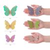 Zarwani 12pcs 3D Home Decor Butterfly with Sticking Pad Multicolor Glitter Butterfly (Set of 1 12pcs) - Image 2