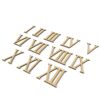 Zarwani Set of 3 Cut-Out Clock Numbers Ornaments Craft Decoration Roman Numeral (Gold; Copper and Silver) - Image 2