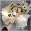 Zarwani Waterproof Plain Golden Border Korean Bouquet wrapping sheet | Gift Wrapping Paper Sheet (Mix color 20sheet) (Golden Border) - Image 5