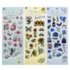 Zarwani Floral Deco Sticker - Decorate Your Space with Beautiful Floral Stickers (Set of 3 Sheet)
